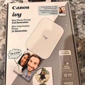 Canon, ivy, mini photo printer